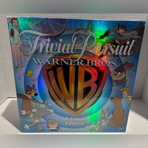 Vintage 1999 New Sealed Trivial Pursuit Warner Bros. All Family Edition